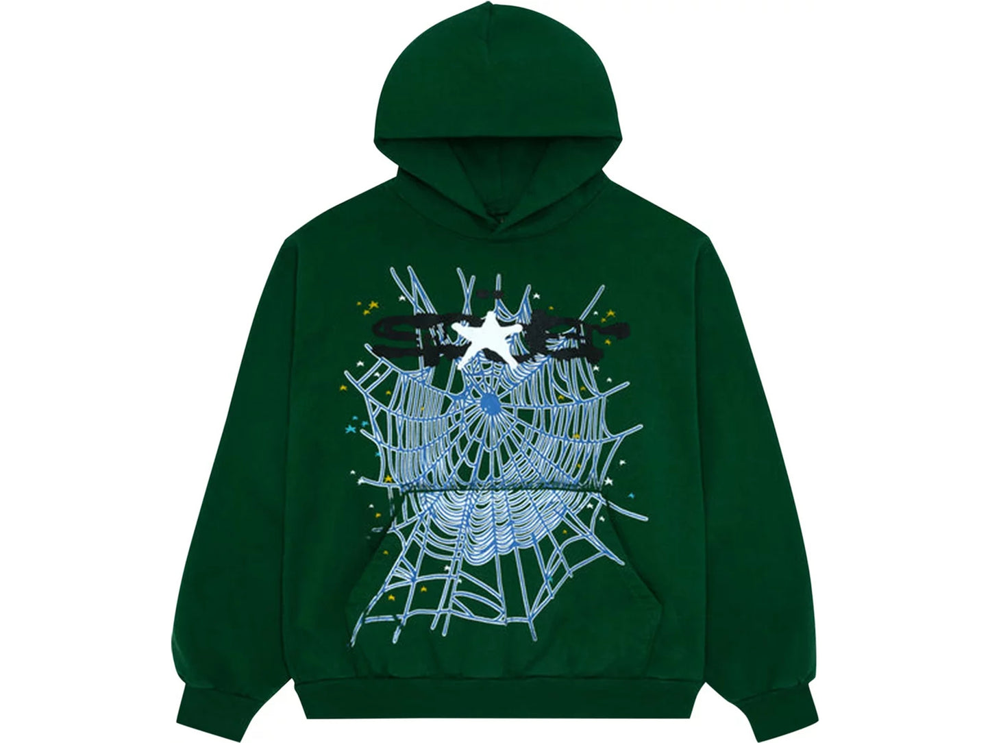 Sp5der Web Hoodie Hunter Green