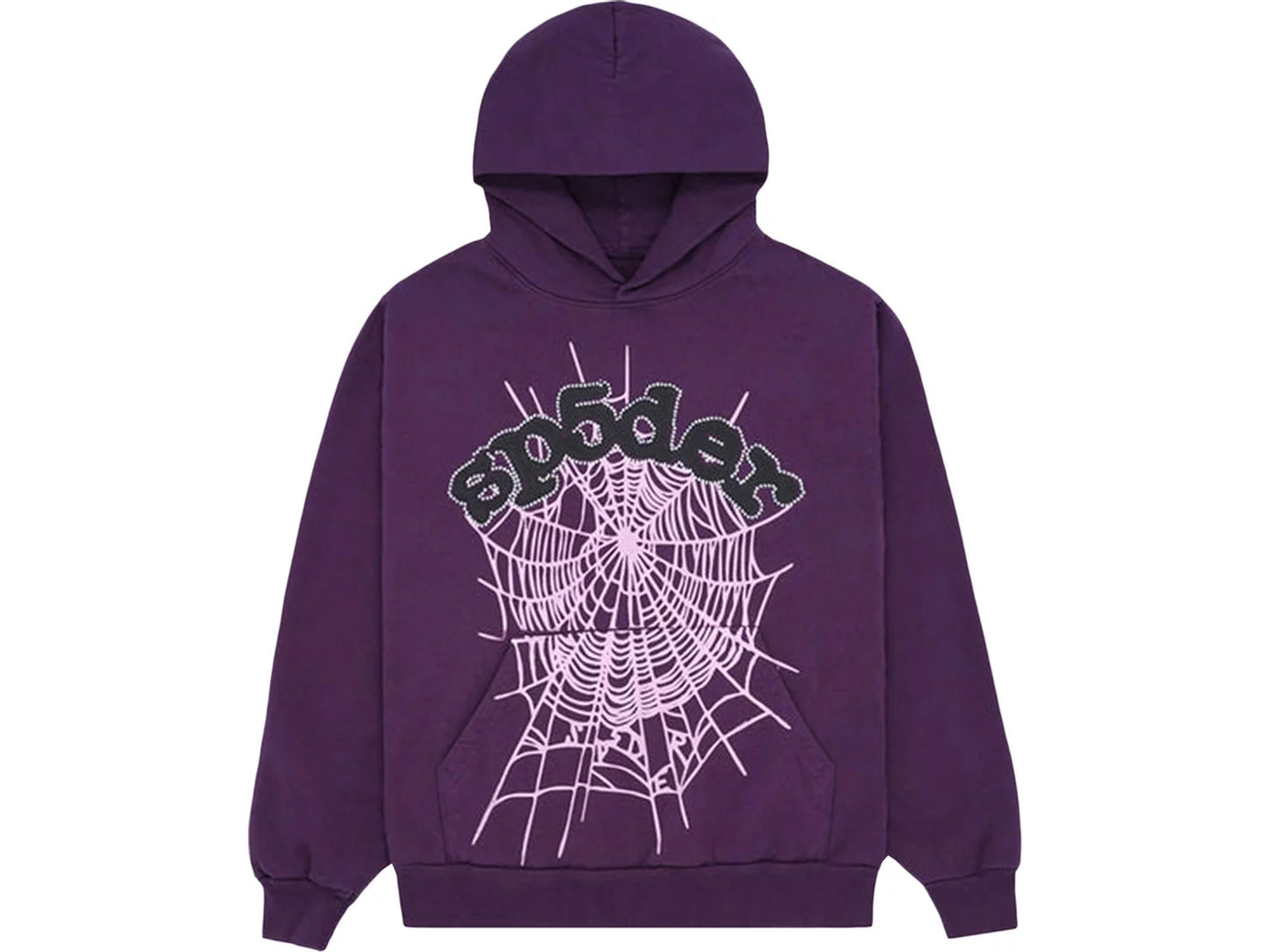 Sp5der Web Hoodie Purple