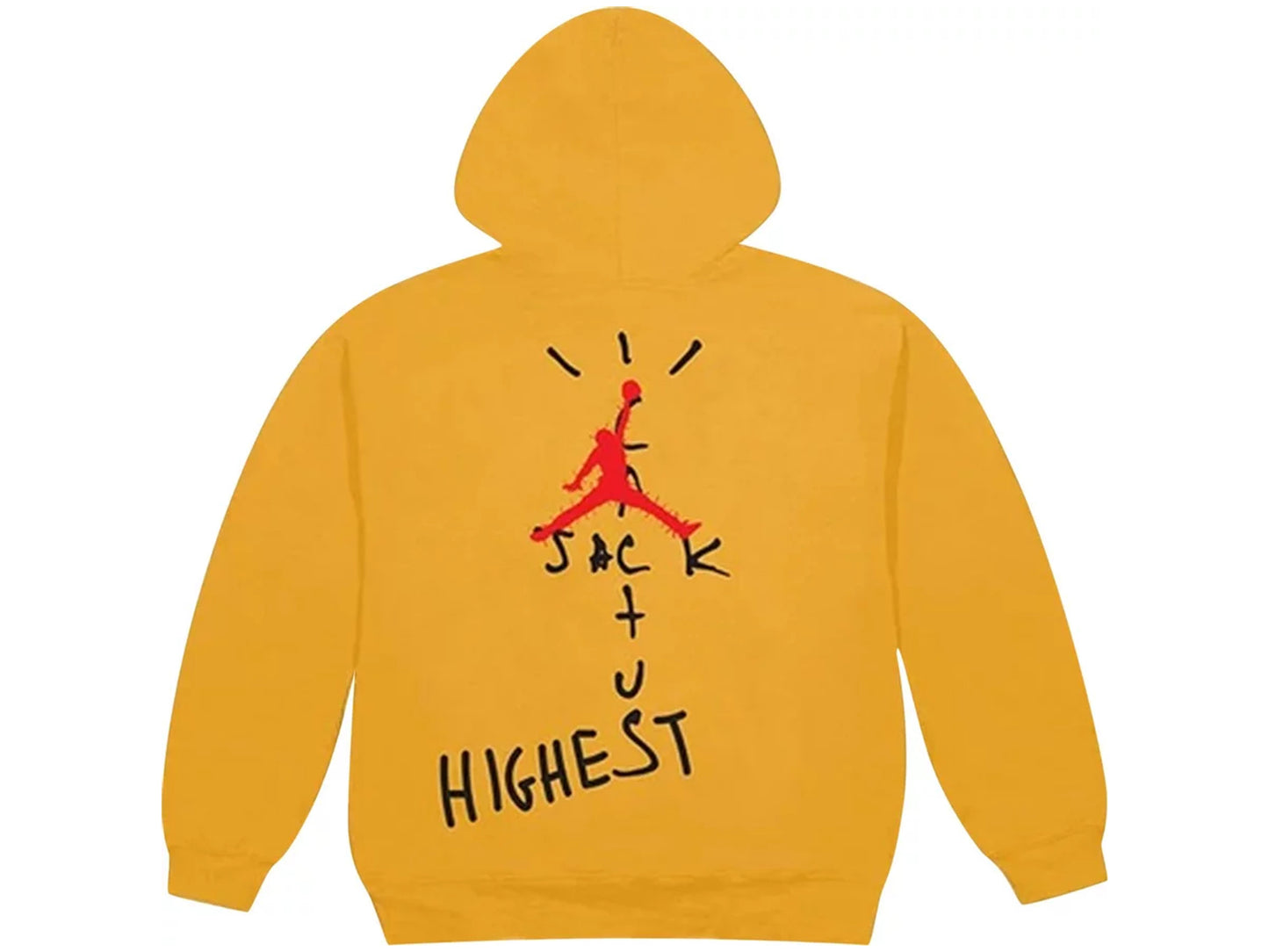 Travis Scott Jordan Cactus Jack Highest Hoodie Gold