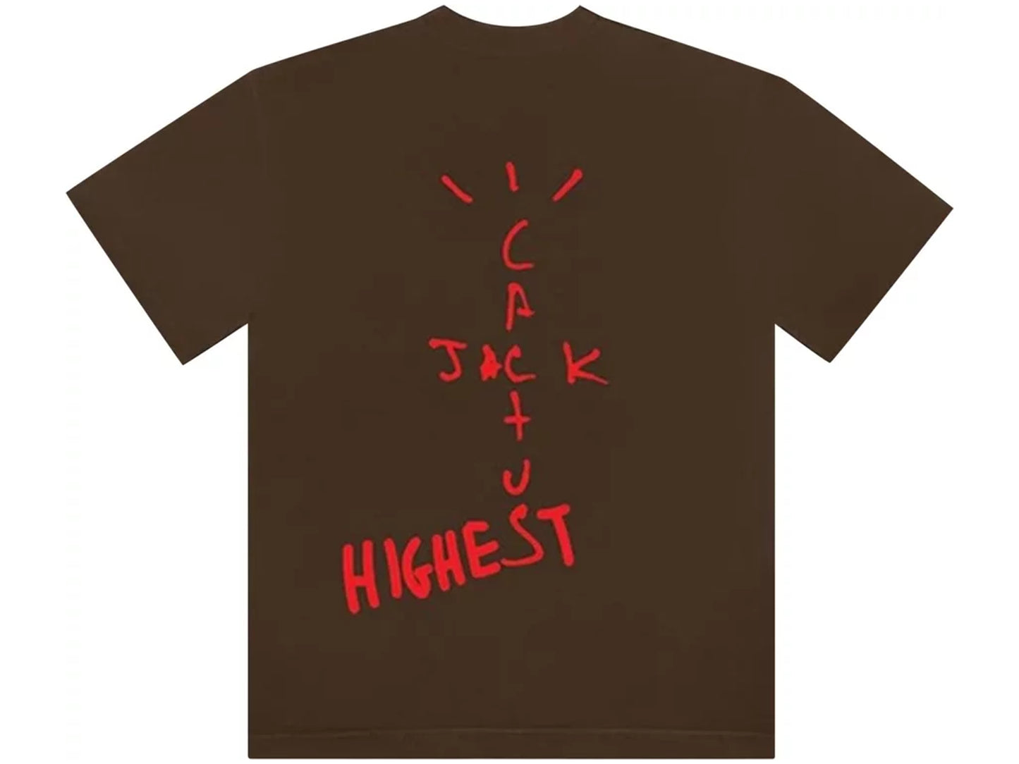 Travis Scott Jordan Cactus Jack Highest T Shirt Brown