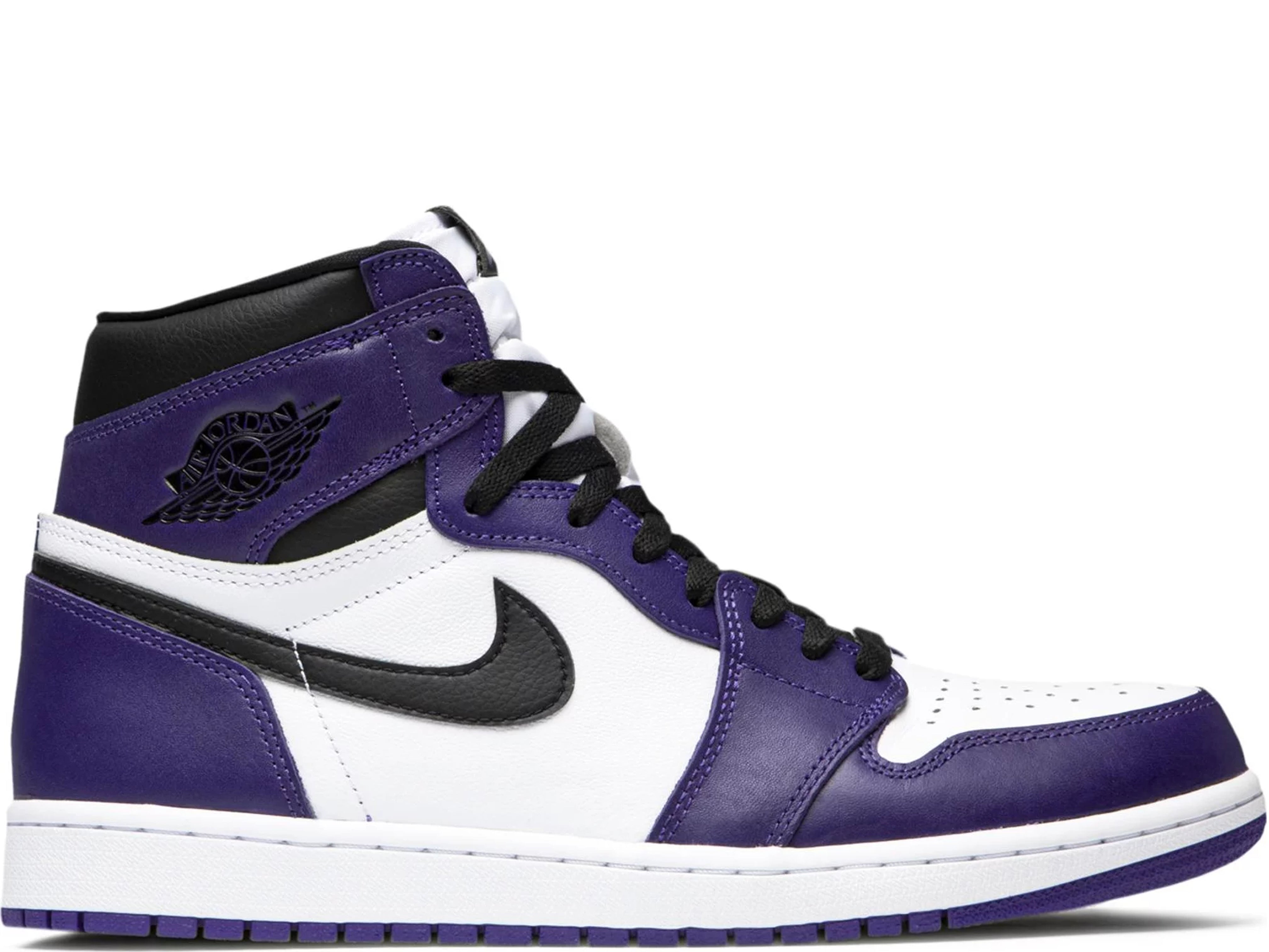 Jordan on sale purple white