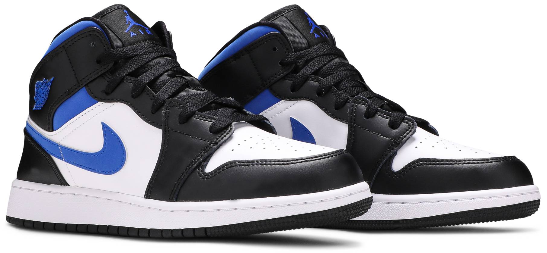 Jordan 1 Mid White Black Racer Blue (GS) – 905Heaters